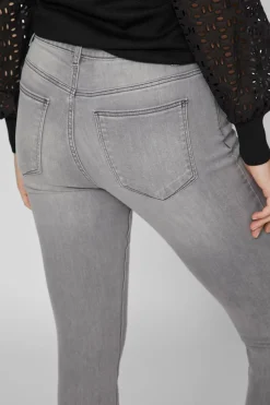Vila Vaqueros skinny fit 5 bolsillos Gris Online
