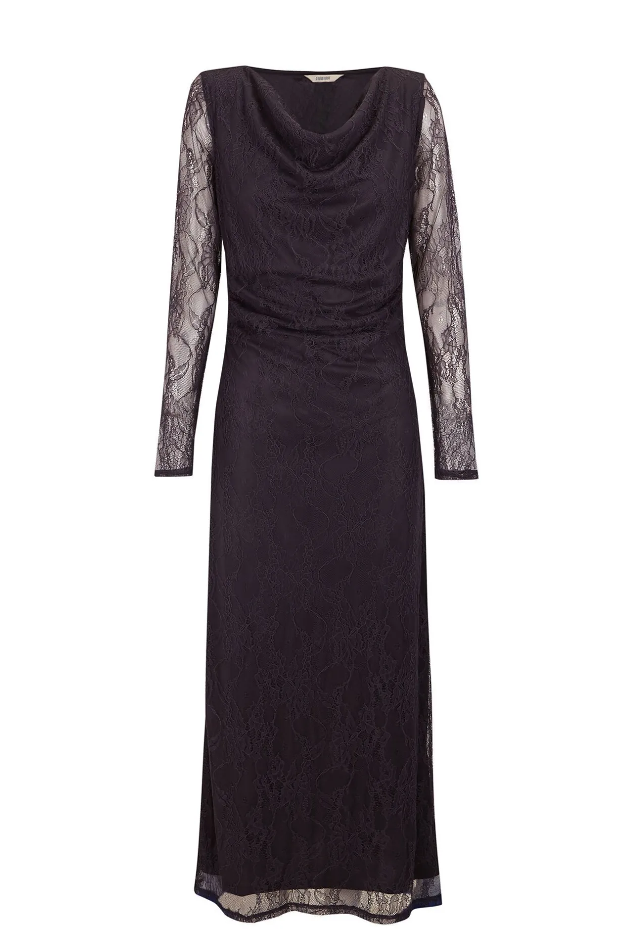 Slowlove Vestidao largo encaje Gris oscuro New