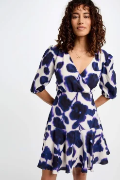 Morgan Vestido acampado estampado Multicolor Best