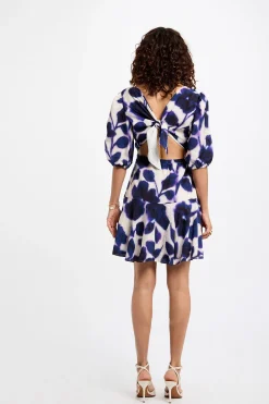 Morgan Vestido acampado estampado Multicolor Best