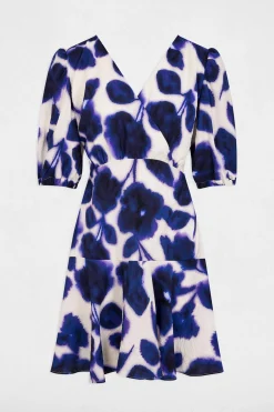 Morgan Vestido acampado estampado Multicolor Best