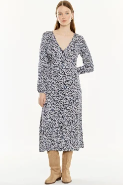 Systemaction Vestido animal print estampado Outlet