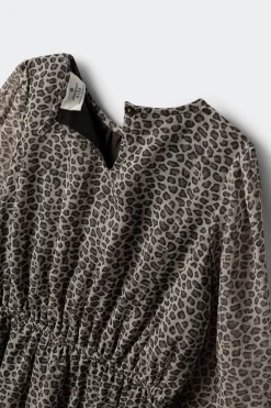 Springfield Kids Vestido animal print niña beige Clearance