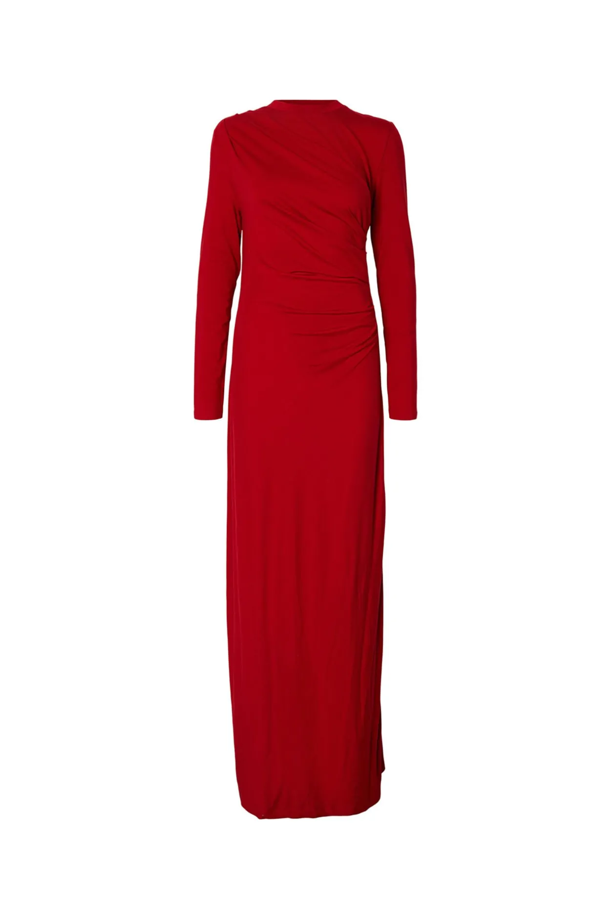 Selected Vestido asimétrico slim fit Rojo