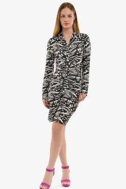 Cuplé Vestido camisero Multicolor Sale