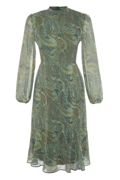 Trendyol Vestido con volantes verde Sale