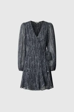 Pepe Jeans Vestido Corto Cruzado azul Best