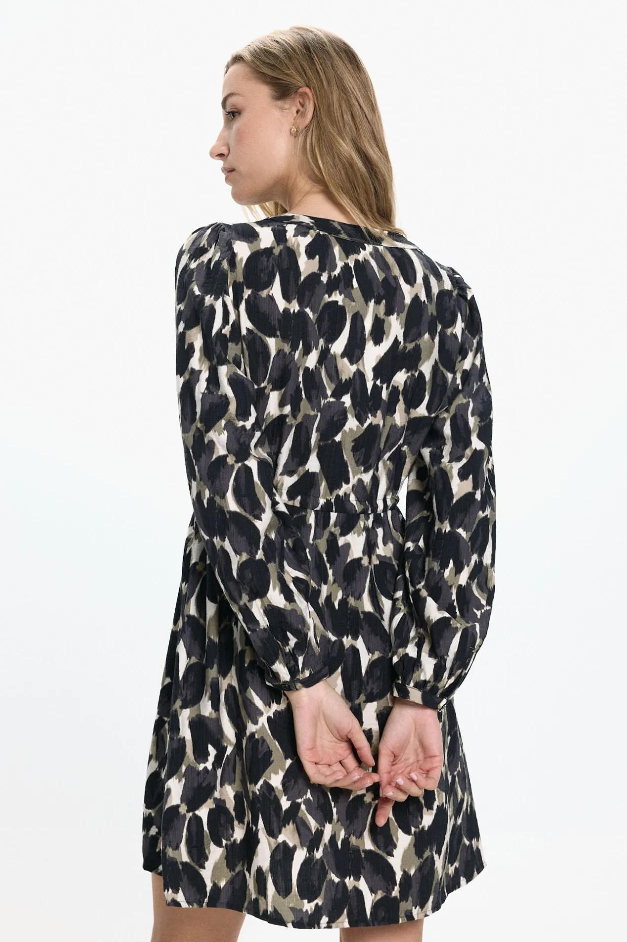 Vero Moda Vestido corto de manga larga Multicolor Clearance