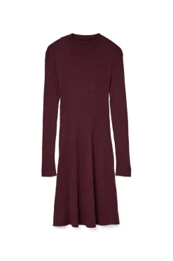 Vero Moda Vestido corto de punto Morado Discount