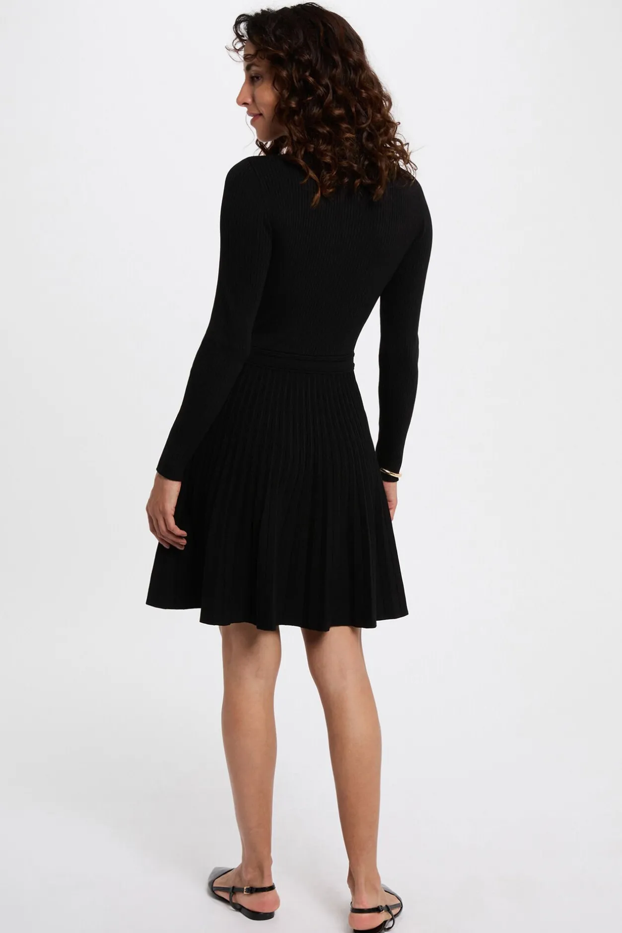 Morgan Vestido corto entallado Negro Clearance