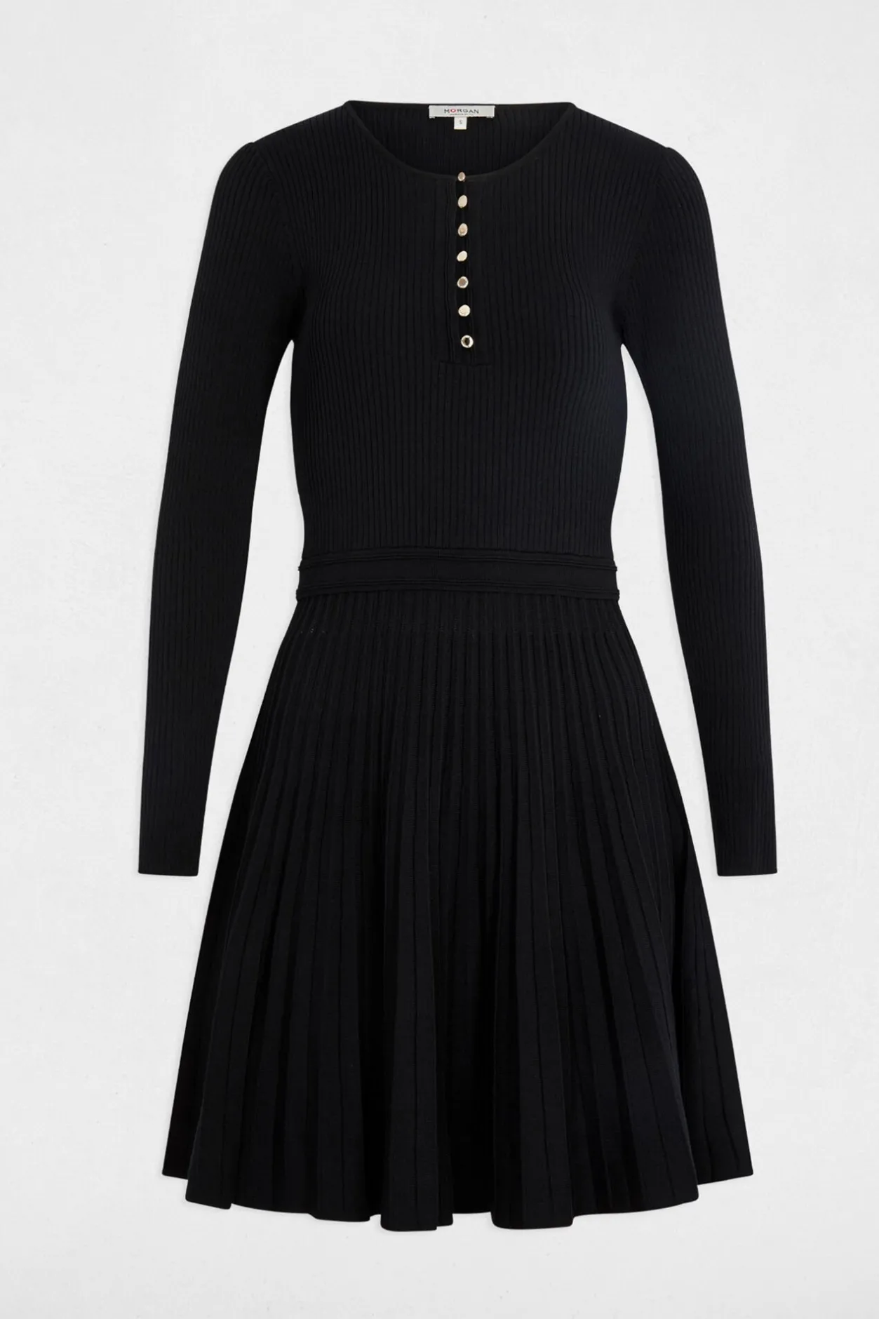 Morgan Vestido corto entallado Negro Clearance