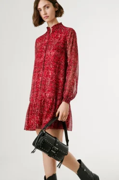Pepe Jeans Vestido Corto Paisley estampado