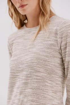 Cortefiel Vestido corto tweed Beige Clearance