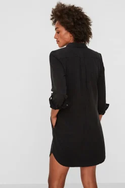 Vero Moda Vestido corto vaquero Negro Hot