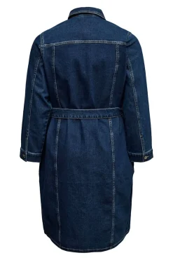 Vero Moda Curve Vestido corto vaquero talla grande Azul marino Online