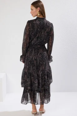 Trendyol Vestido cuello halter estampado Sale