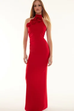 Trendyol Vestido de noche regular rojo Sale