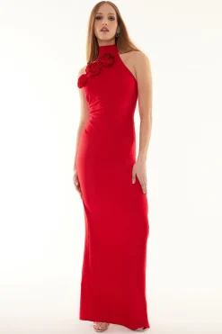 Trendyol Vestido de noche regular rojo Sale