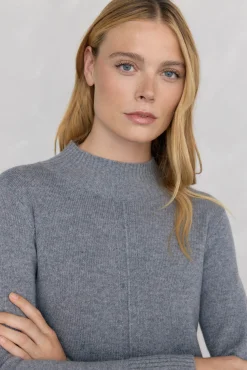 Pedro del Hierro Vestido de punto costura central lana Gris Best