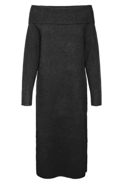 Vero Moda Curve Vestido de punto hombros descubiertos Curve Gris oscuro Hot