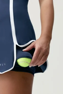 Born Living Yoga Vestido deportivo Laver azul/blanco estampado Online