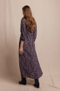 Slowlove Vestido estampado Estampado morado Outlet