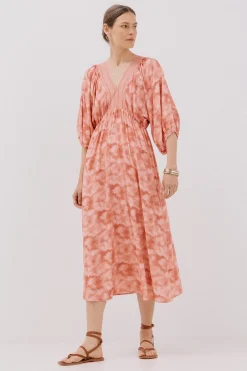 Cortefiel Vestido estampado Multicolor Clearance