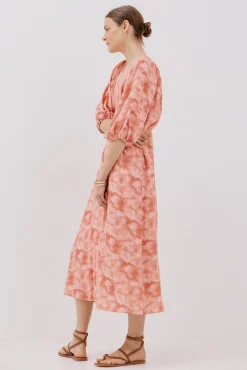 Cortefiel Vestido estampado Multicolor Clearance