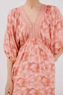 Cortefiel Vestido estampado Multicolor Clearance