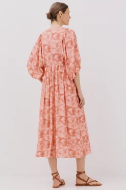 Cortefiel Vestido estampado Multicolor Clearance