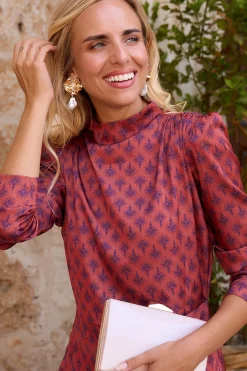 Polín Et Moi Vestido estampado Dea Coral New