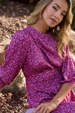 Polín Et Moi Vestido estampado Maraba Rosa