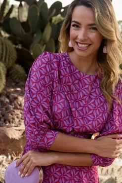 Polín Et Moi Vestido estampado Maraba Rosa