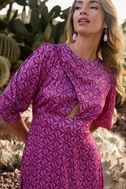 Polín Et Moi Vestido estampado Maraba Rosa