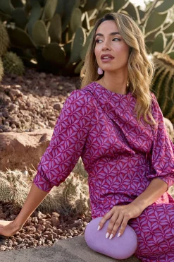 Polín Et Moi Vestido estampado Maraba Rosa