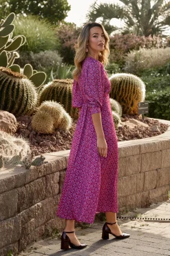 Polín Et Moi Vestido estampado Maraba Rosa