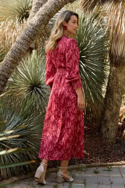 Polín Et Moi Vestido estampado Nides Vino Best