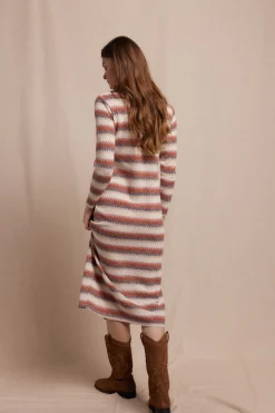 Slowlove Vestido estructura Multicolor