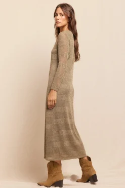 Slowlove Vestido estructura rústica Kaki Online