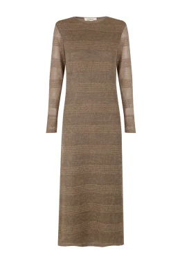 Slowlove Vestido estructura rústica Kaki Online