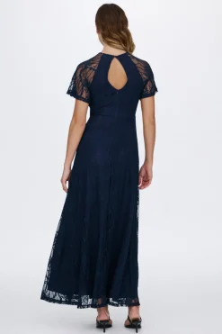 Vila Vestido fiesta largo Azul marino Hot