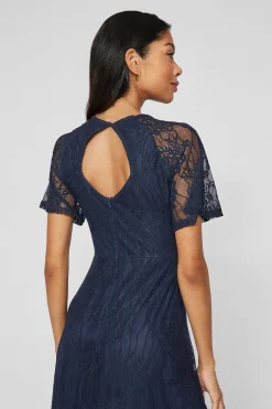 Vila Vestido fiesta largo Azul marino Hot