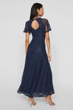 Vila Vestido fiesta largo Azul marino Hot