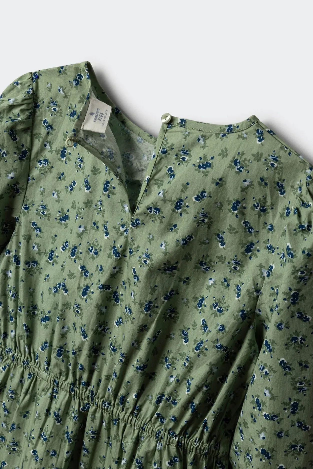 Springfield Kids Vestido flores niña verde New