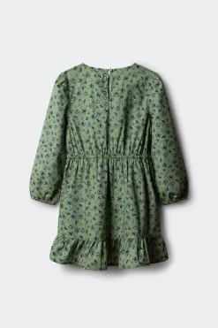 Springfield Kids Vestido flores niña verde New