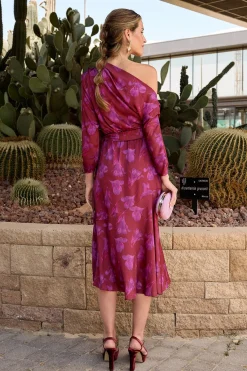 Polín Et Moi Vestido flores Nina Vino New