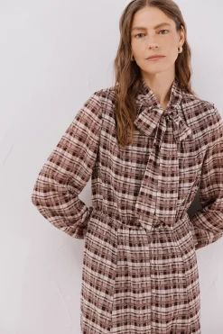 Cortefiel Vestido fluido estampado Multicolor Outlet