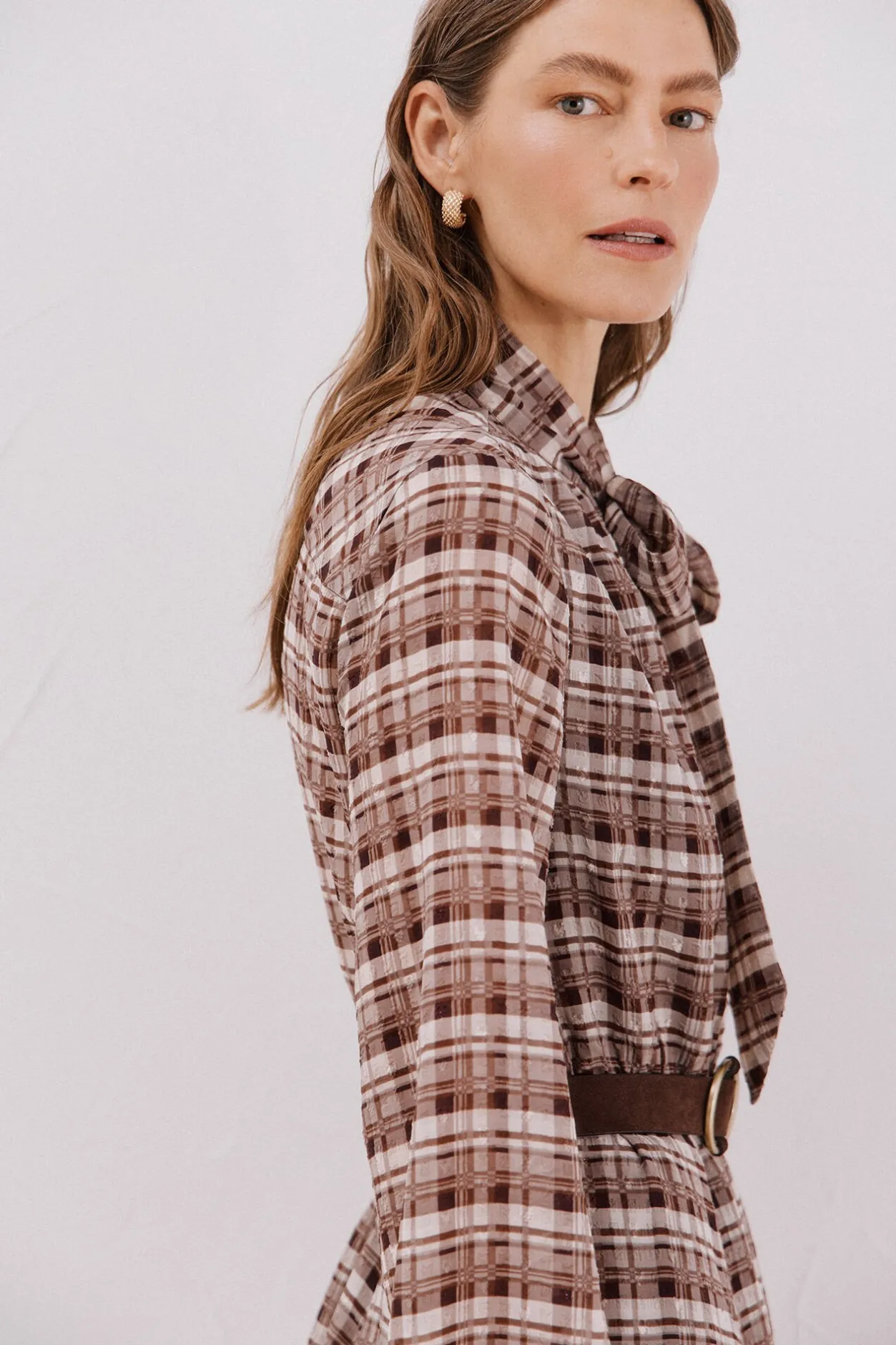 Cortefiel Vestido fluido estampado Multicolor Outlet