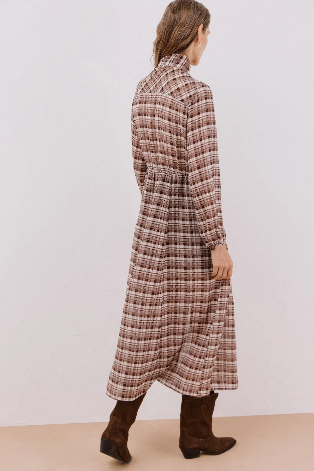 Cortefiel Vestido fluido estampado Multicolor Outlet