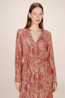 Grace & Mila Vestido largo con estampado Coral